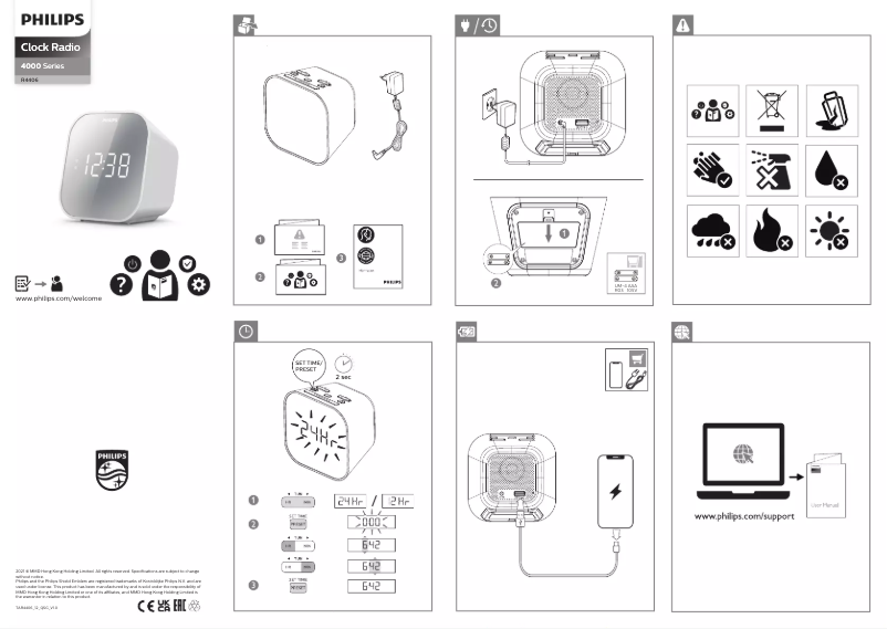 Page n°1 - Guide de démarrage rapide Philips TAR4406