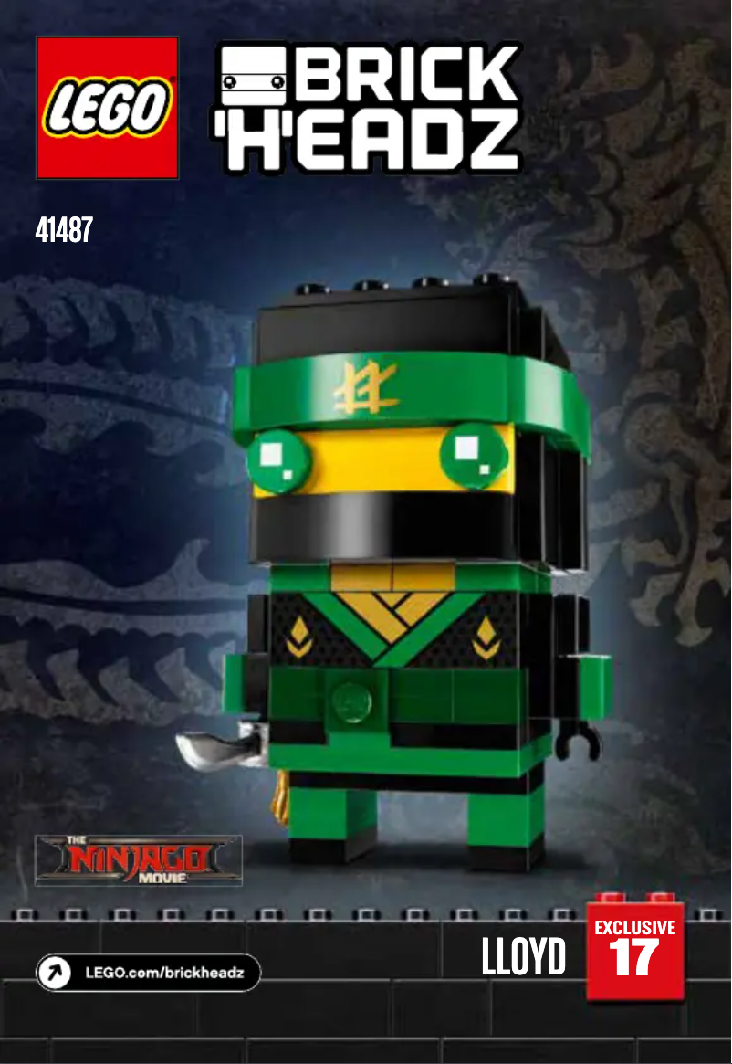 Image de la première page du manuel de l'appareil Brickheadz 41487