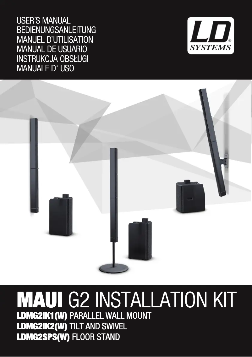Página 1 del manual Manual de usuario LD Systems MAUI G2 IK 1