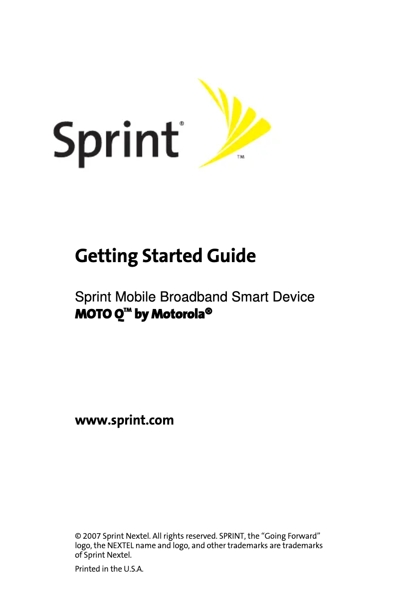 Page 1 de la notice Guide de démarrage rapide Motorola Photon Q 4G LTE