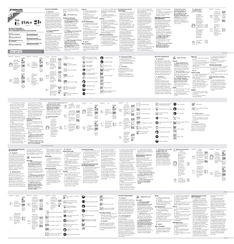 Page n°1 - Manuel utilisateur Parkside PMZP 4 A1