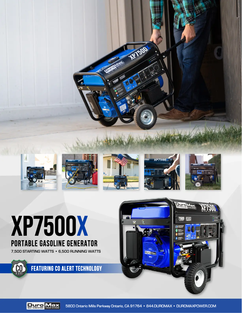 Image de la première page du manuel de l'appareil XP7500X