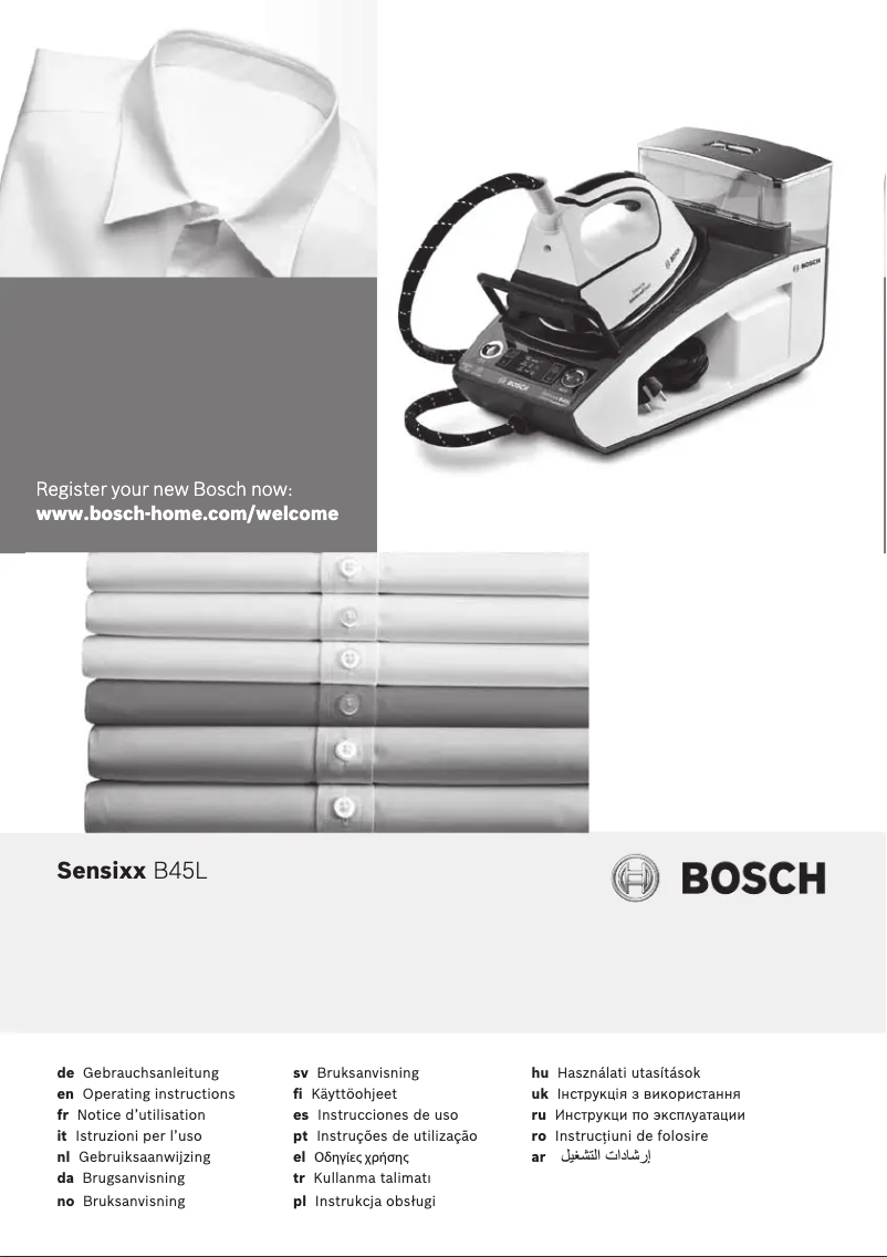 Page 1 of the manual User Manual Bosch TDS4580