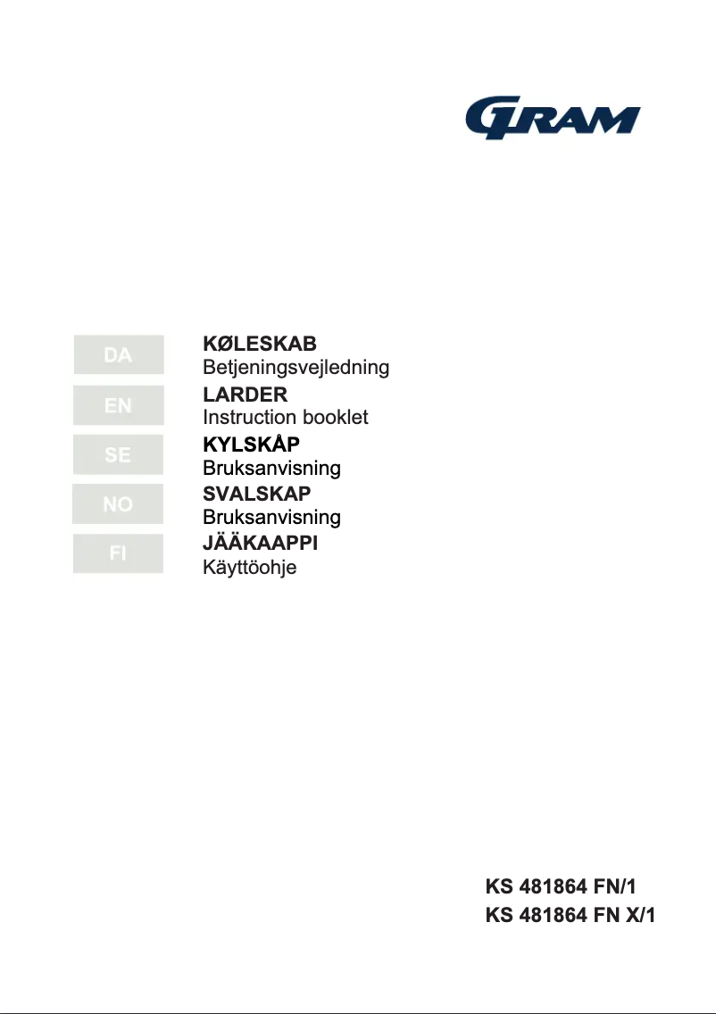 Image de la première page du manuel de l'appareil KS 481864 FN X/1