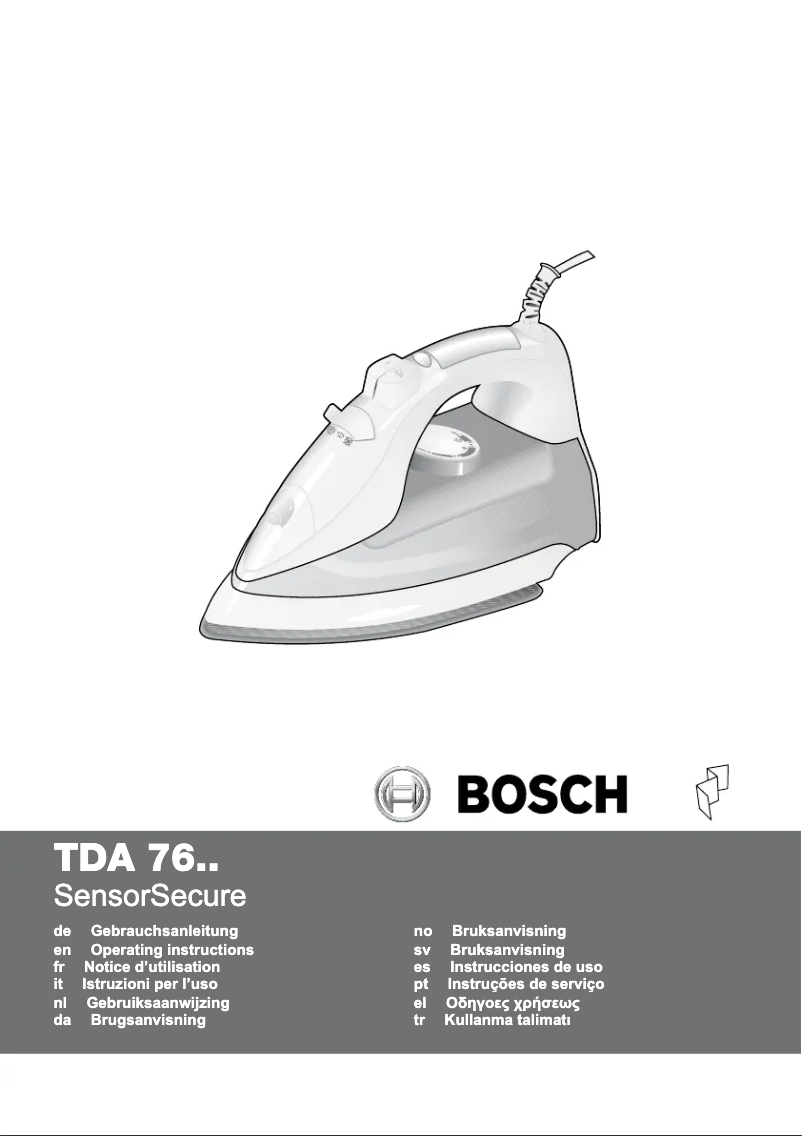 Page 1 de la notice Manuel utilisateur Bosch TDA7680