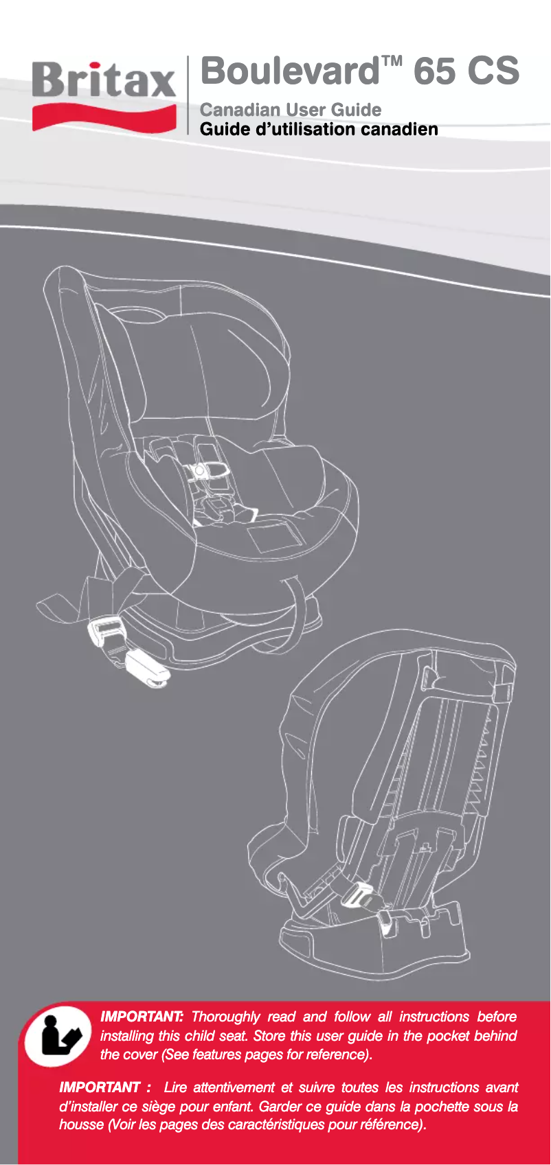 Página 1 del manual Manual de usuario Britax Boulevard 65 CS