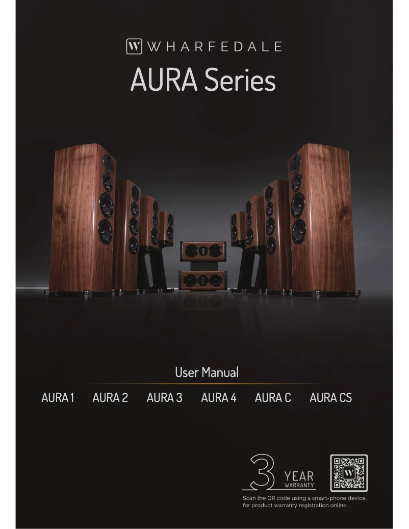 Page n°1 - Manuel utilisateur Wharfedale AURA C