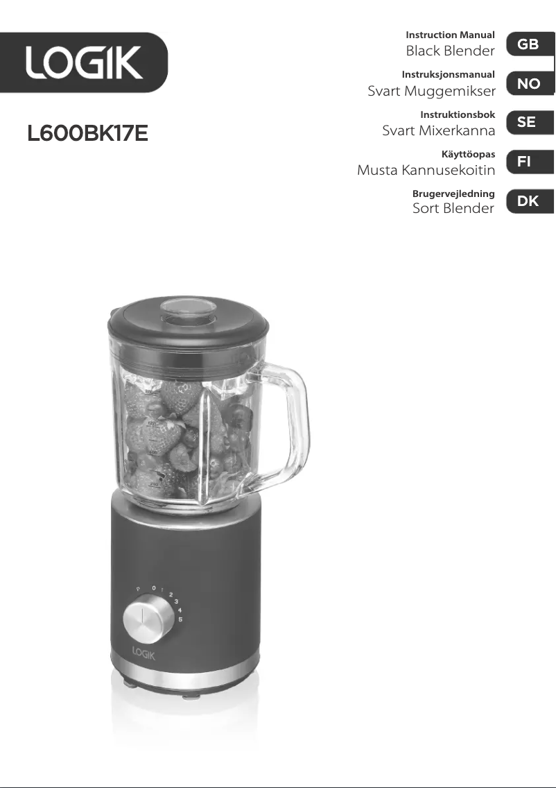 Página 1 del manual Manual de usuario Logik L600BK17E