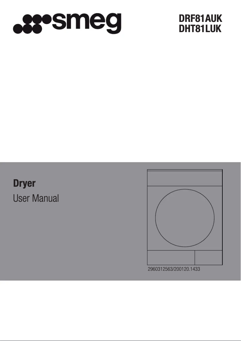 Page 1 de la notice Manuel utilisateur Smeg DHT81LUK