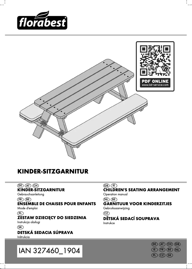 Page n°1 - Manuel utilisateur Florabest IAN 327460