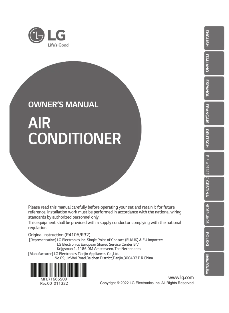 Page n°1 - Manuel utilisateur LG UM30F