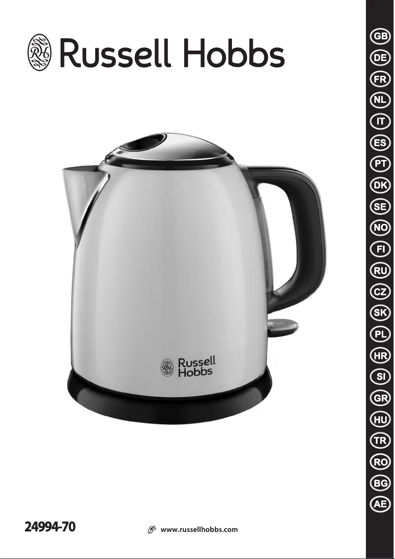 Página 1 del manual Manual de usuario Russell Hobbs 24994-70