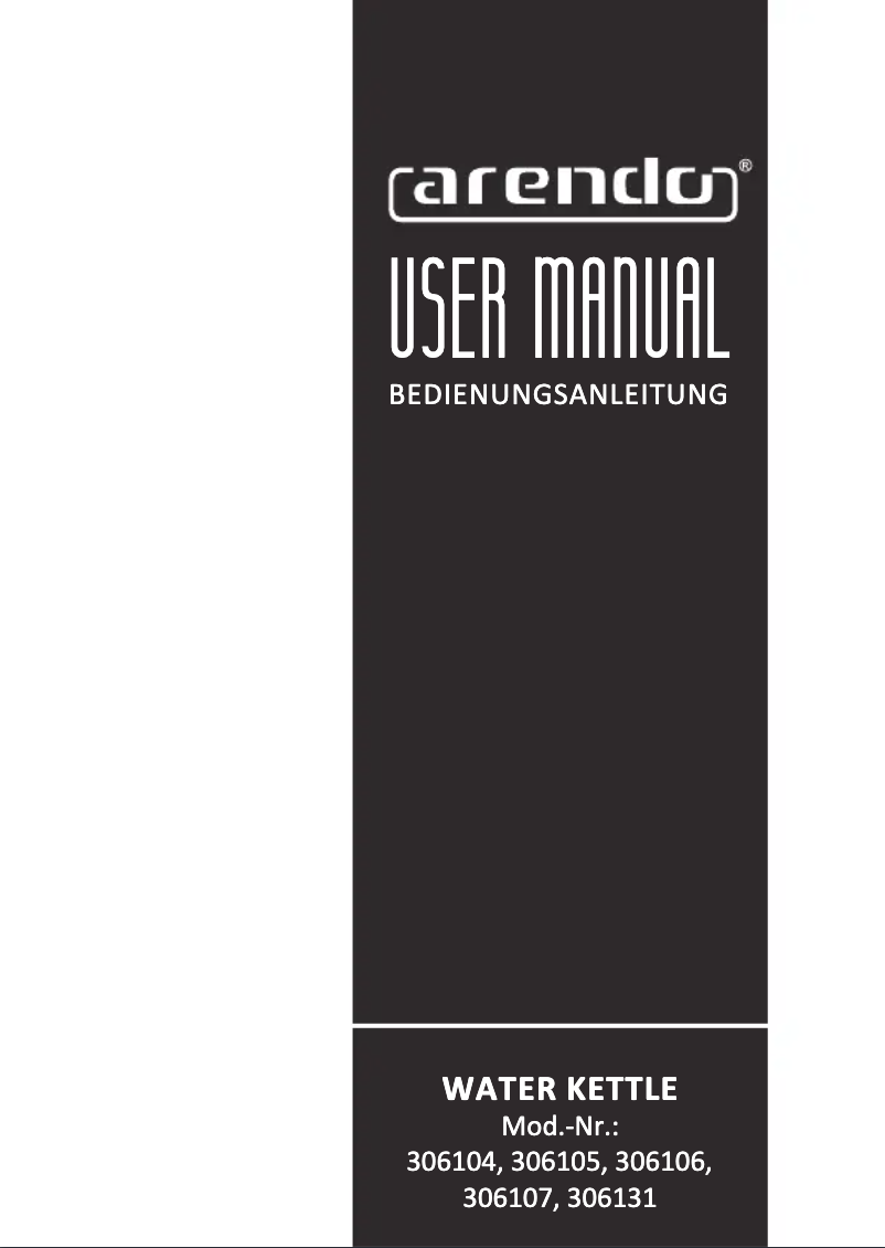 Page n°1 - Manuel utilisateur Arendo Vintage 306104