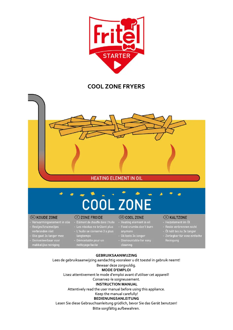 Page 1 de la notice Manuel utilisateur Fritel FR 1850