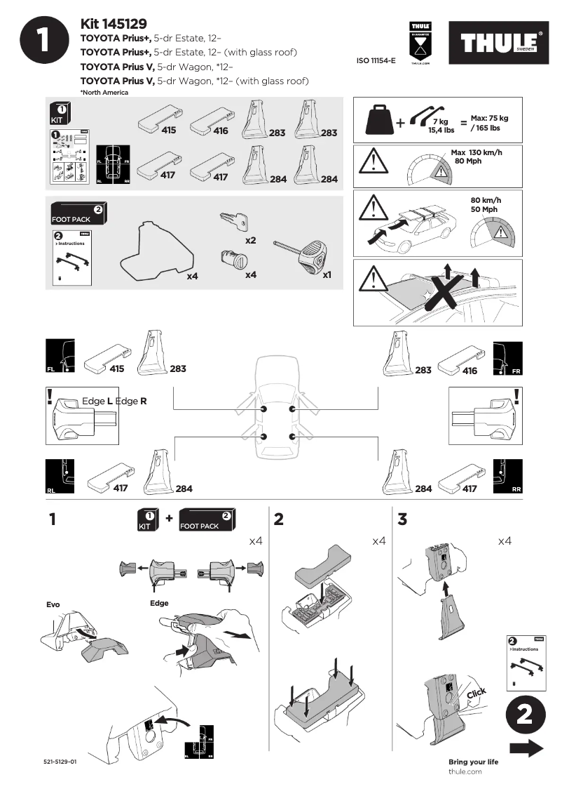 Image de la première page du manuel de l'appareil Kit 145129