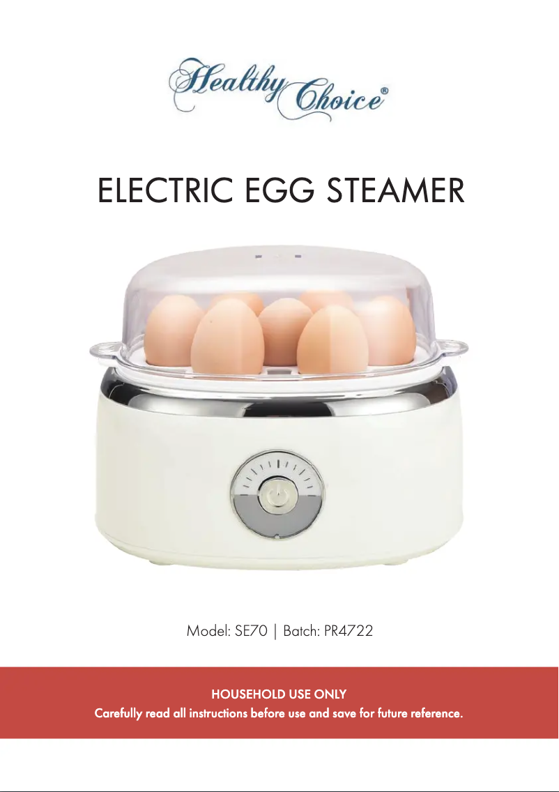 Image de la première page du manuel de l'appareil SE70