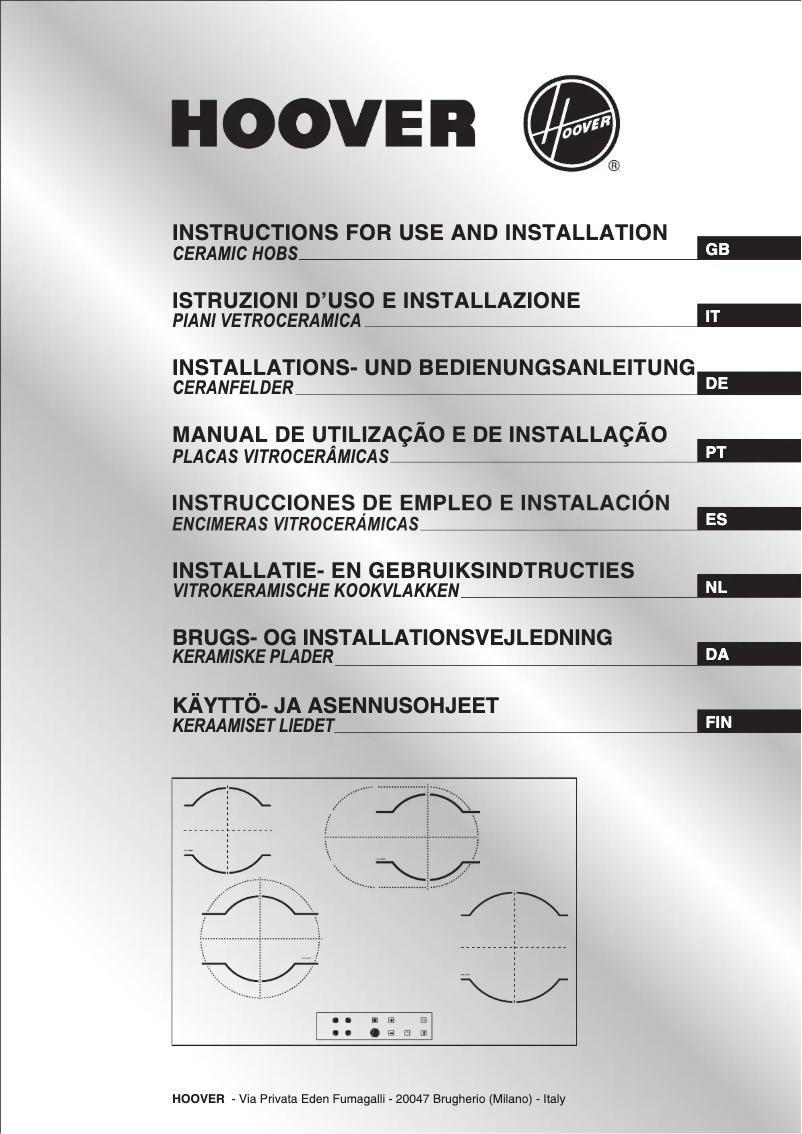 Imagen de la primera página del manual del dispositivo HVH 750/2 B