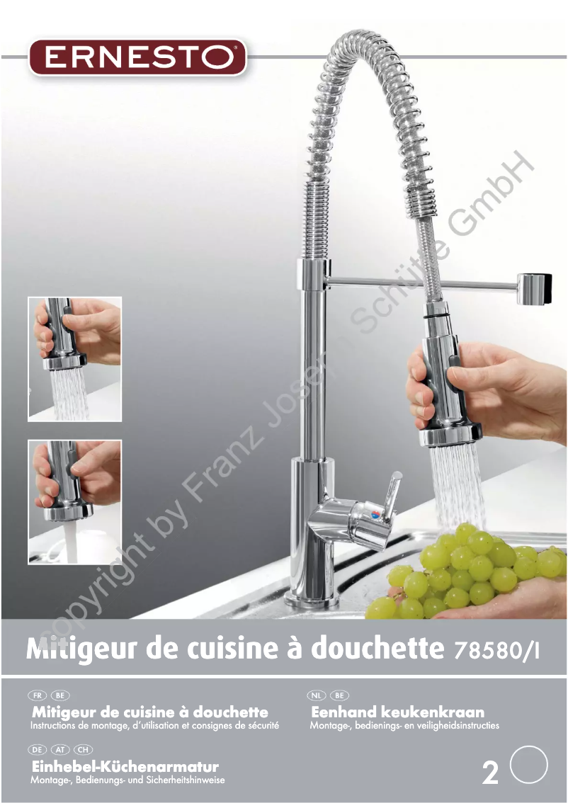 Page 1 de la notice Manuel utilisateur Ernesto 78580/I