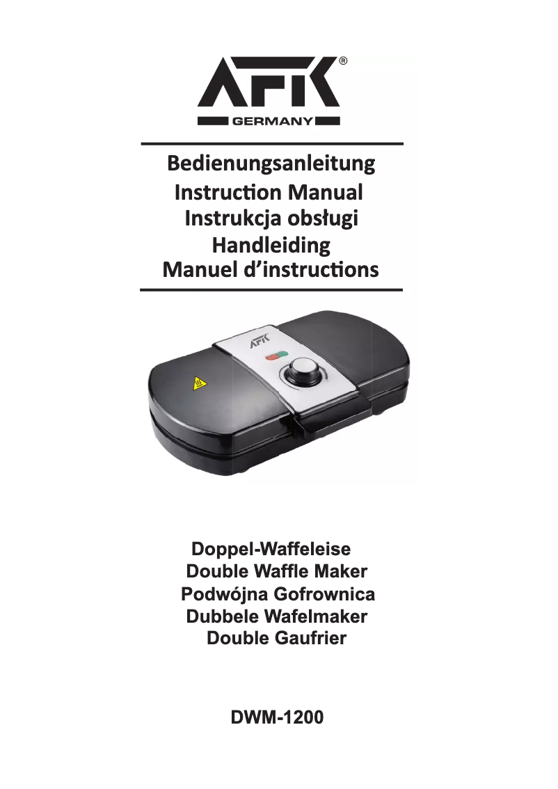 Página 1 del manual Manual de usuario AFK DWM-1200
