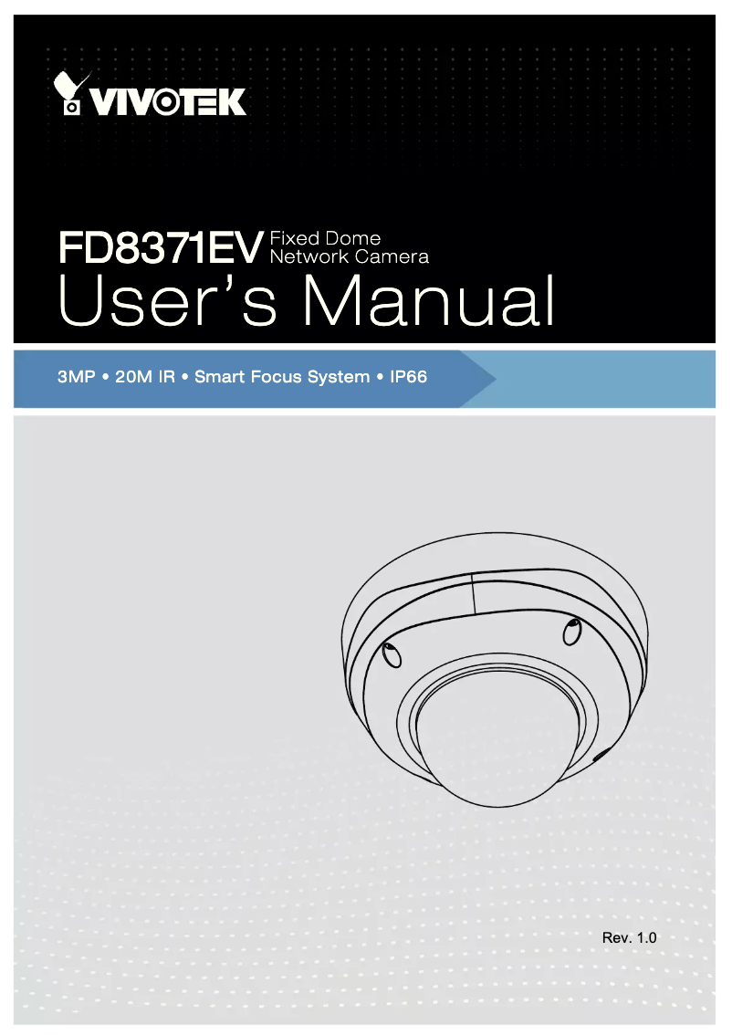 Image de la première page du manuel de l'appareil FD8371EV