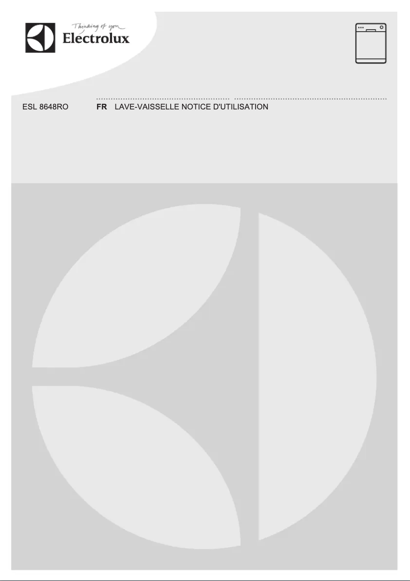 Page 1 de la notice Manuel utilisateur Electrolux ESL8648RO