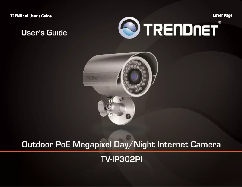 Image de la première page du manuel de l'appareil TV-IP302PI