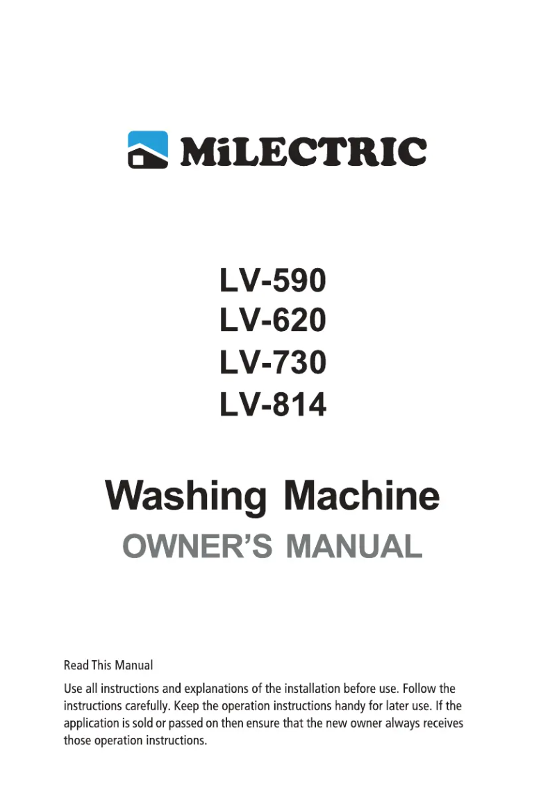 Image de la première page du manuel de l'appareil LV-730