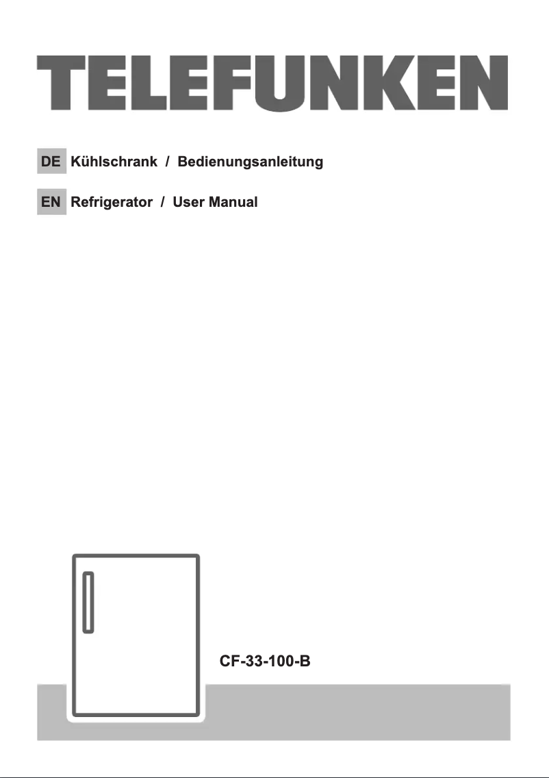 Page n°1 - Manuel utilisateur Vestel CF-33-100-B