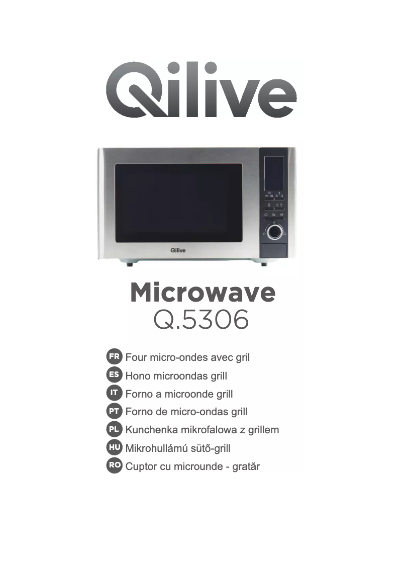 Page n°1 - Manuel utilisateur Qilive Q.5306
