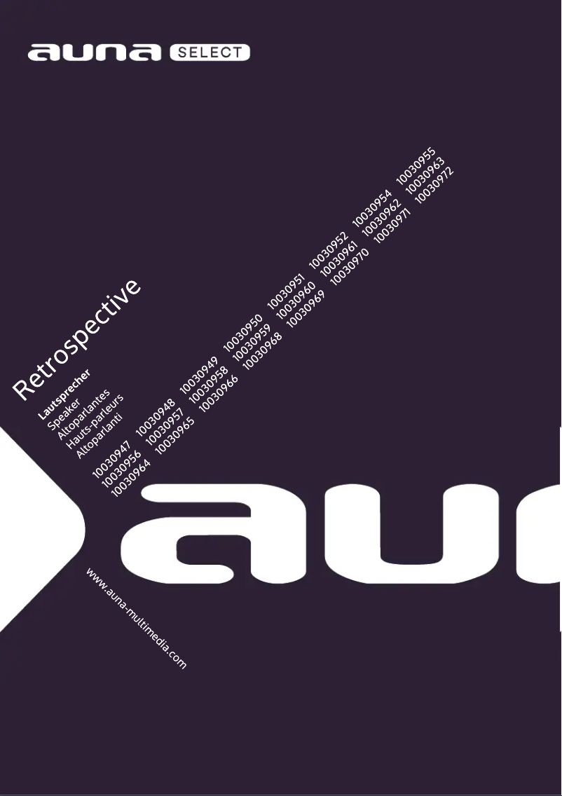 Page n°1 - Manuel utilisateur Numan Retrospective 1979 S