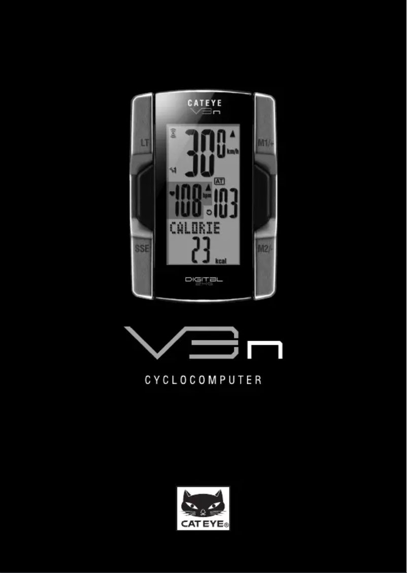 Página 1 del manual Manual de usuario Cateye V3N CC-TR210DW
