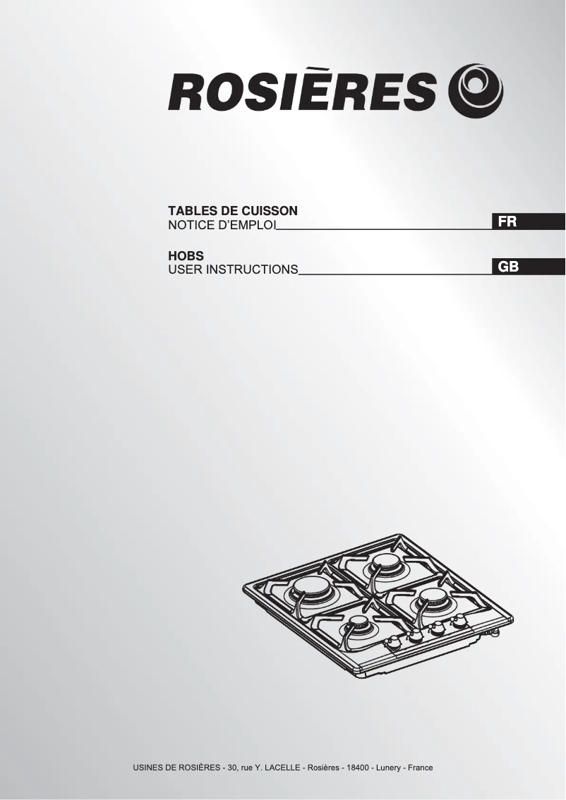 Image de la première page du manuel de l'appareil RTT631S BAVF