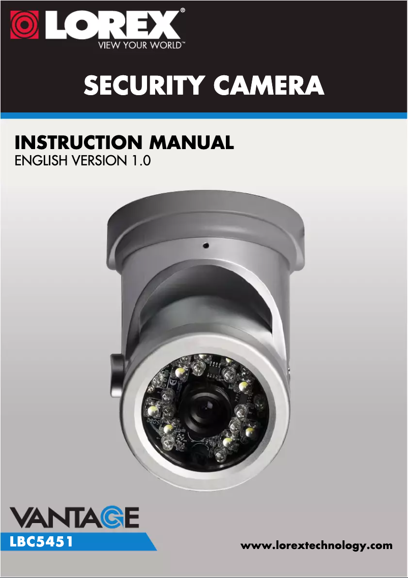 Image de la première page du manuel de l'appareil LBC5451