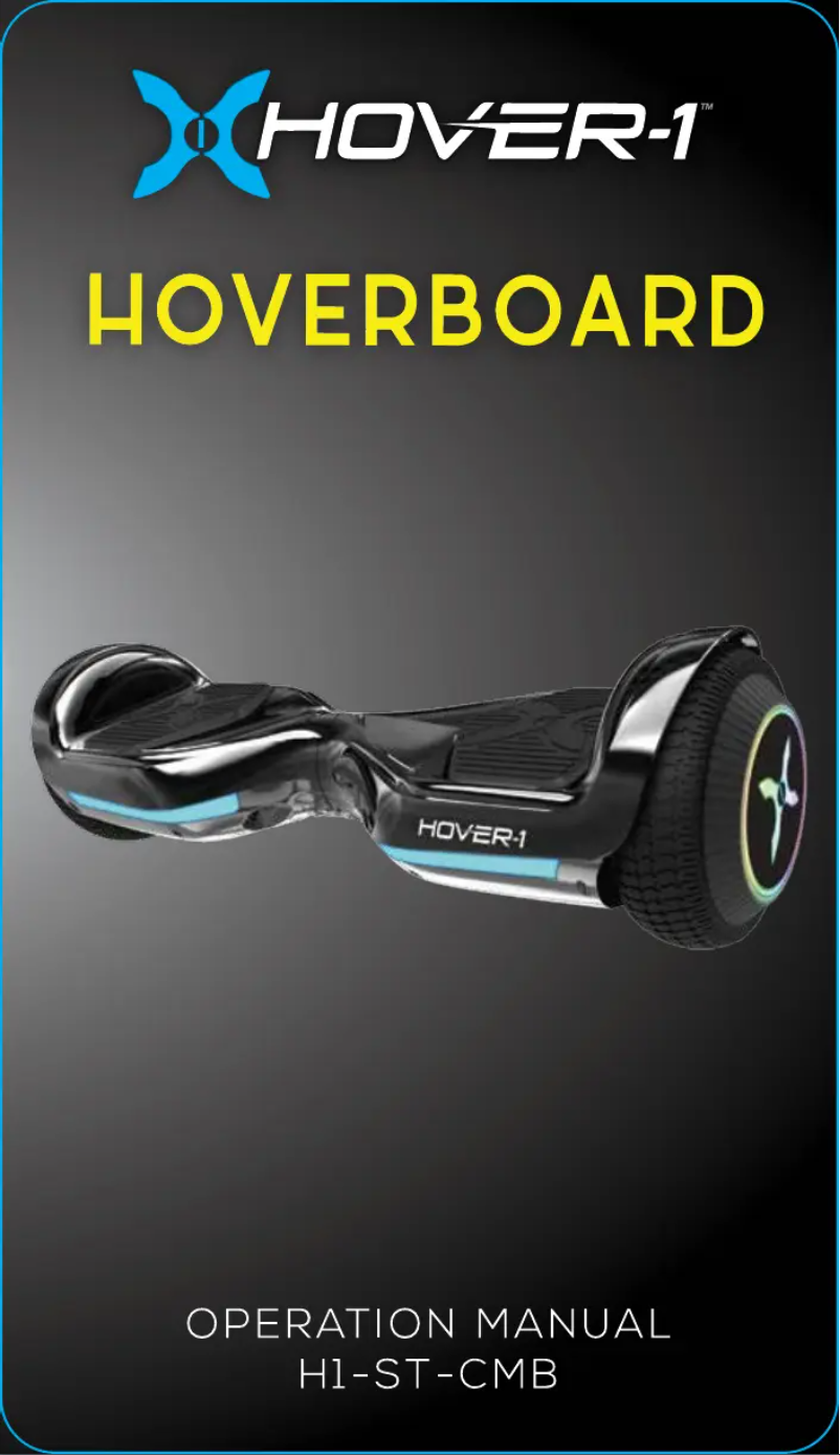Page 1 de la notice Manuel utilisateur Hover-1 Hoverboard