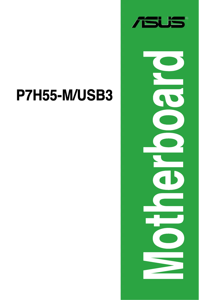 Página 1 del manual Manual de usuario Asus P7H55-M/USB3