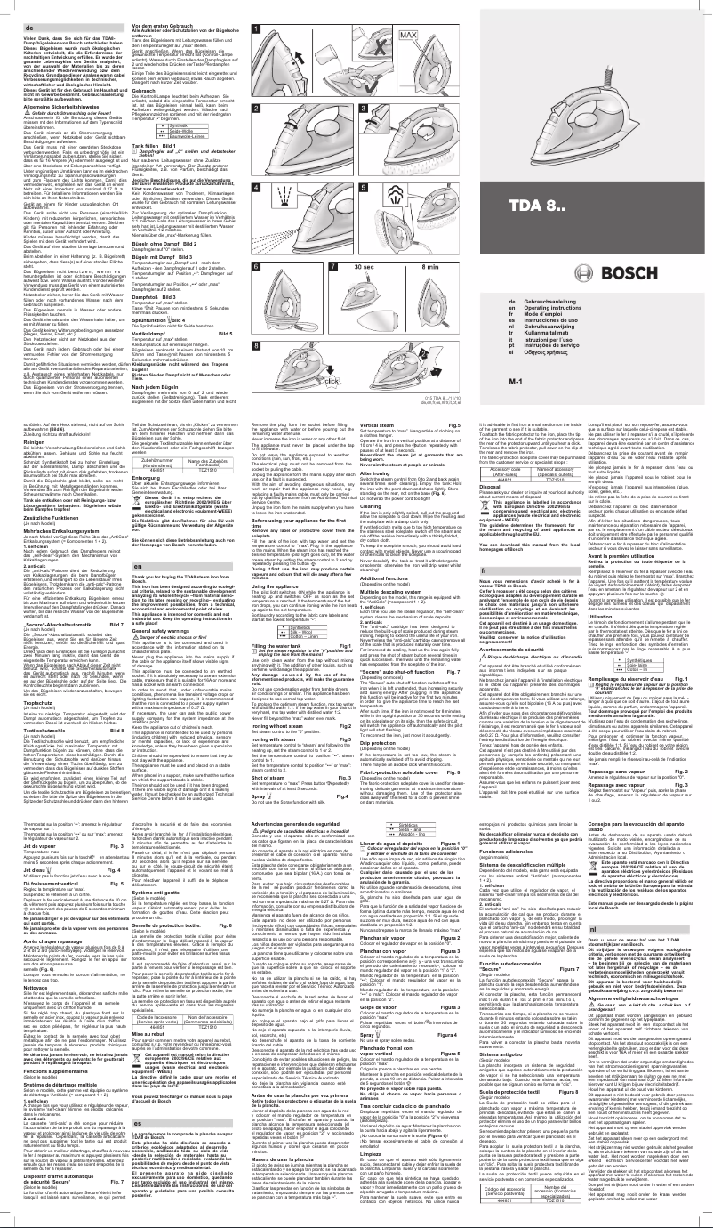 Page n°1 - Manuel utilisateur Bosch Sensixx TDA8313