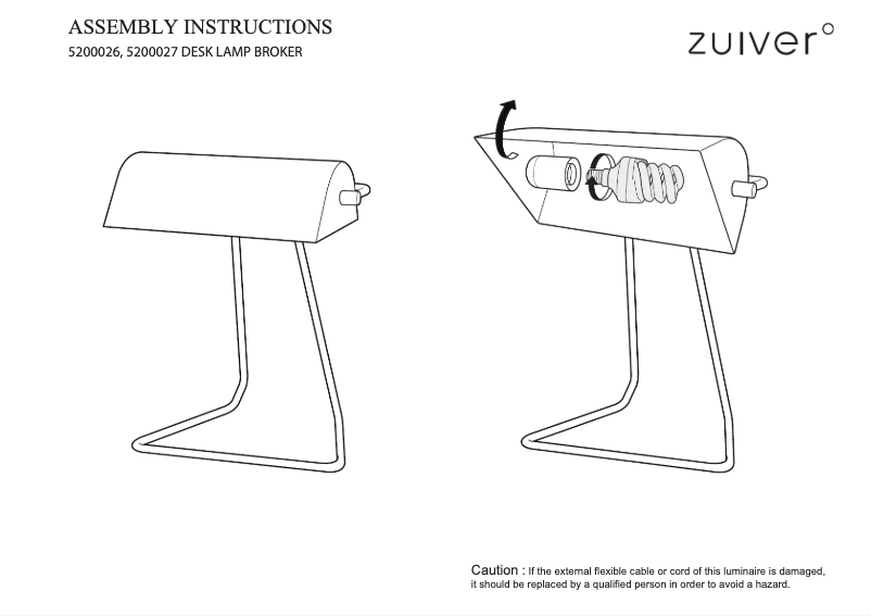 Page 1 de la notice Manuel utilisateur Zuiver Broker