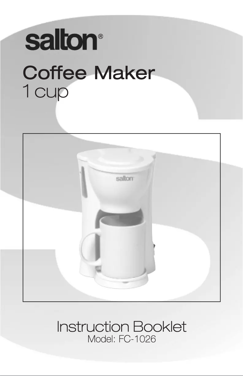 Image de la première page du manuel de l'appareil FC1026