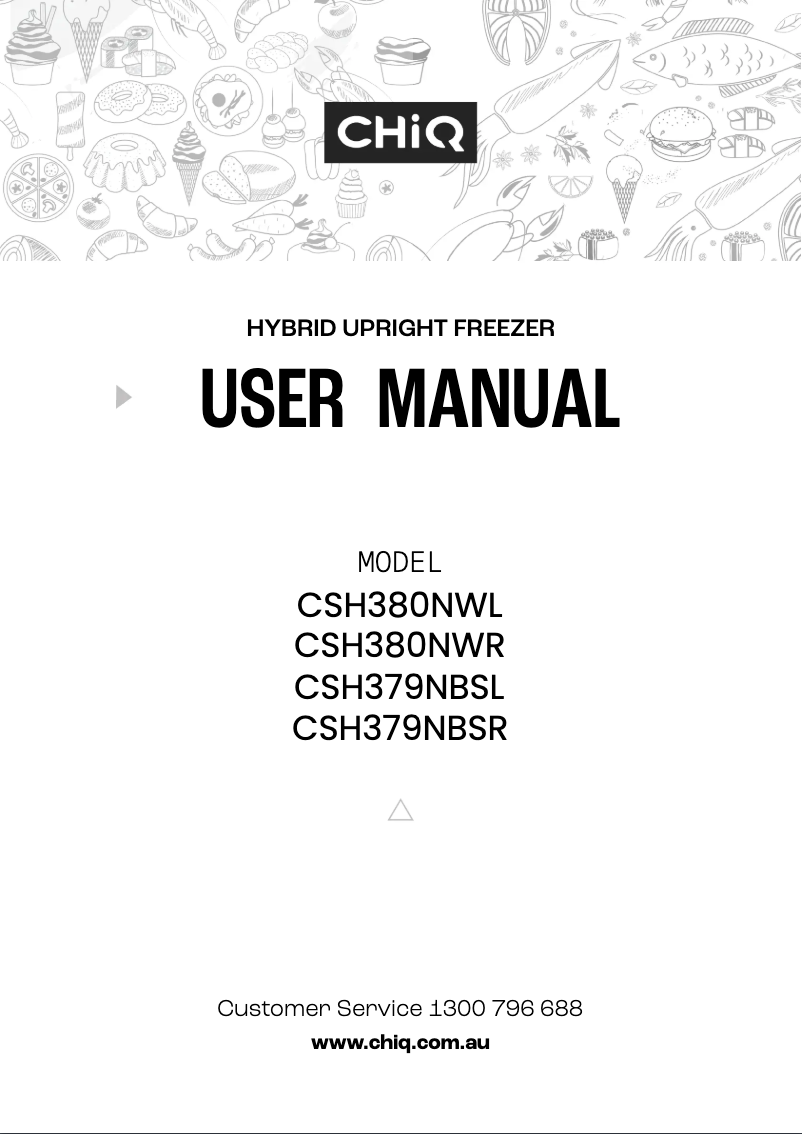 Page 1 of the manual User Manual CHiQ CSH380NWL