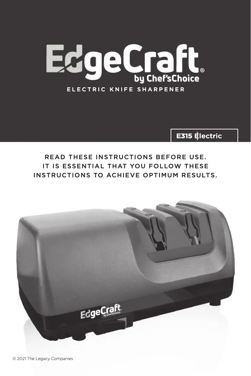 Página 1 del manual Manual de usuario EdgeCraft E315