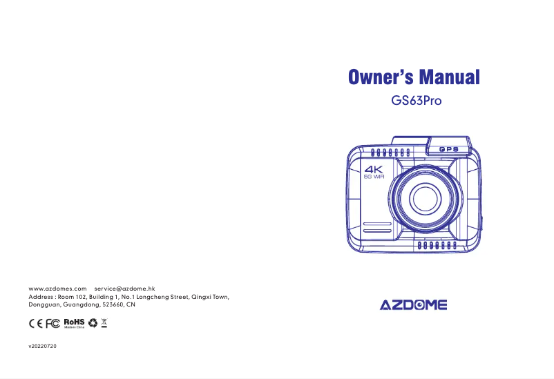 Página 1 del manual Manual de usuario AZDome PG02