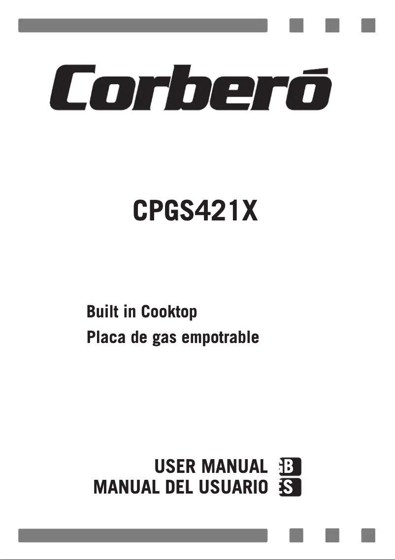 Image de la première page du manuel de l'appareil CPGS421X