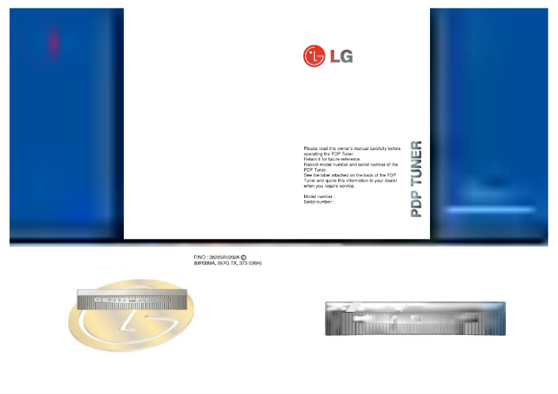 Page n°1 - Manuel utilisateur LG RZ-BA10