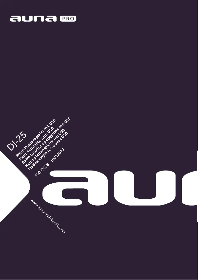 Page n°1 - Manuel utilisateur Resident DJ DJ-25