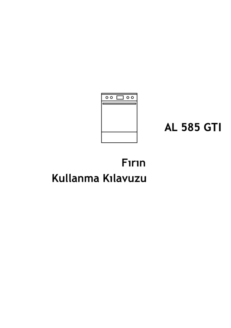 Page n°1 - Manuel utilisateur Altus AL 585 GTI