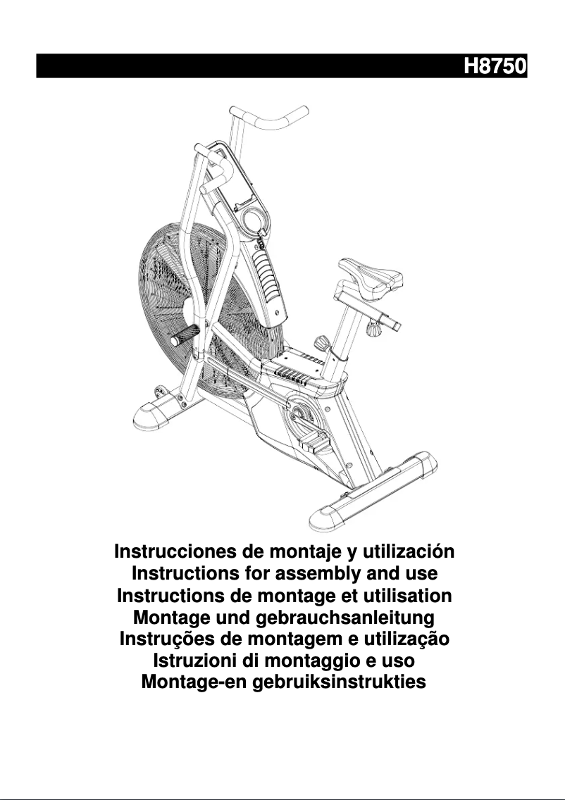 Page 1 de la notice Manuel utilisateur BH Fitness Cross1100 H8750