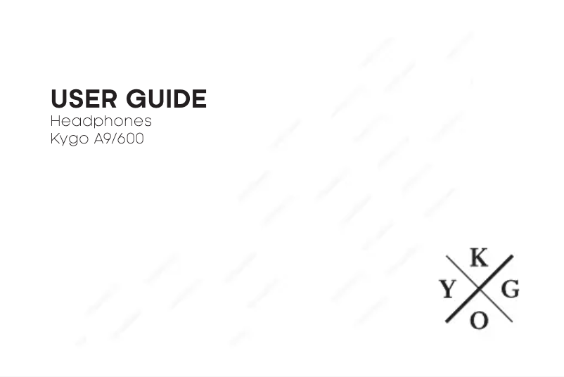 Page n°1 - Manuel utilisateur Kygo Life A9/600