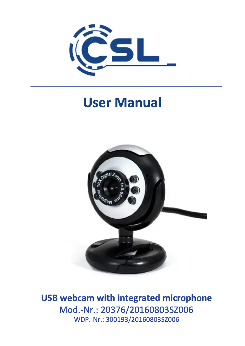 Page 1 de la notice Manuel utilisateur CSL 300193