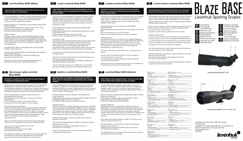 Image de la première page du manuel de l'appareil Blaze BASE 60