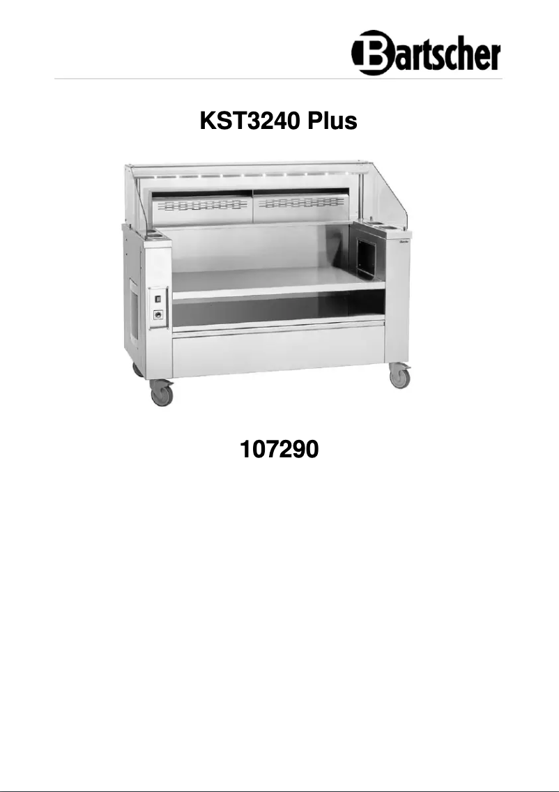 Image de la première page du manuel de l'appareil KST3240 Plus